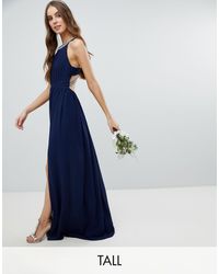 tfnc embellished maxi bridesmaid dress