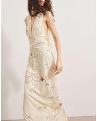 NA-KD - Halterneck Tie Maxi Dress - Lyst