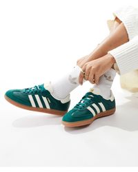adidas Originals - Samba og - sneakers verde bosco e beige - Lyst