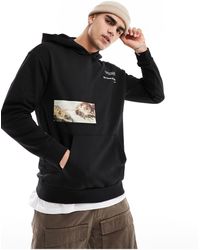 Only & Sons - Relaxed Fit Hoodie With Michel Angelo Print - Lyst