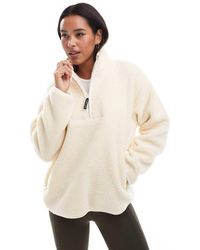South Beach - Borg Quarter Zip - Lyst