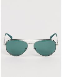 Calvin Klein – CKJ19100S – Pilotensonnenbrille - Schwarz