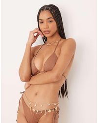 Stradivarius - Top Bikini Testurizzato - Lyst