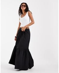 ASOS - Tiered Boho Maxi Skirt - Lyst
