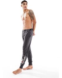 Ed Hardy - Dibney Lounge Pants With Tattoo Graphic - Lyst