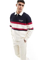 Tommy Hilfiger - Monotype Colourblock Rugby Shirt - Lyst