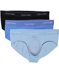 Calvin Klein - – icon cotton stretch – 3er-pack eng geschnittene hüftslips - Lyst