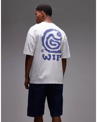 Carhartt - Camiseta Blanca De Corte Suelto Con Detalle Estampado Helix De - Lyst