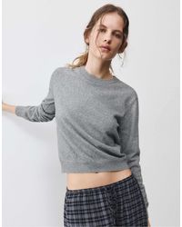 Pull&Bear - Basic weicher strickpullover - Lyst