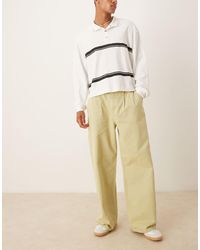 ASOS - Super baggy Jeans With Pleats - Lyst