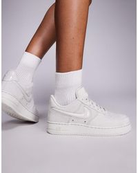 Nike - Air Force 1 '07 Bubble Swoosh Trainers - Lyst