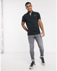 stretch slim fit polo hollister