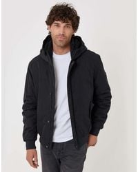Threadbare - Showerproof Jacket With Borg Lined Hood - Lyst