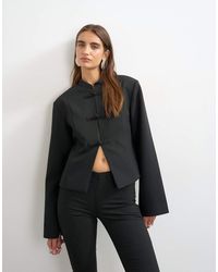 TOPSHOP - Blazer Met Mandarijnkraag - Lyst