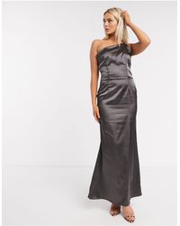 ghost bridesmaid satin maxi cami dress