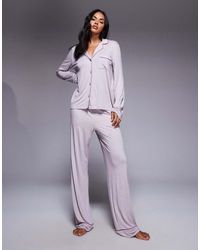 DKNY - Top And Pant Sleep Set - Lyst