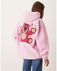 ASOS - Disney Oversized Borg Hoodie With Mickey Mouse Print - Lyst
