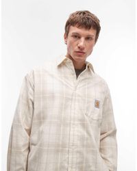 Carhartt - Wilbur Flannel Check Shirt - Lyst