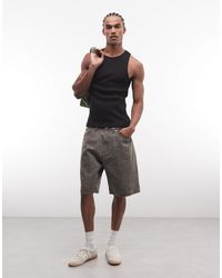 Obey - – bigwig – weite jeansshorts - Lyst