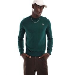 Paul Smith - Crew Neck Knit Jumper With Icon Zebra Logo - Lyst
