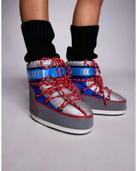 Moon Boot - Moonboot Icon Low Space Racing Snow Boot - Lyst