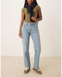 Abercrombie & Fitch - Curve Love Ultra High Rise Ankle Straight Jeans - Lyst