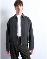 TOPMAN - Suede Effect Jacket - Lyst