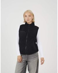 Brave Soul - Zip Through Fleece Gilet - Lyst