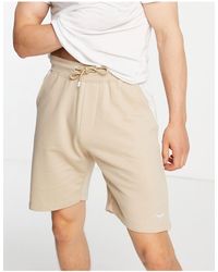 Threadbare Mens Longley Striped Jogger Shorts Cotton Jersey Sport Gym Bottoms 