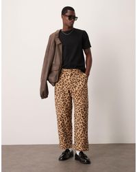 Sister Jane - Tailored Animal Print Trousers - Lyst