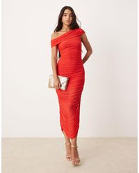 black dress with slit on side Xscape Evenings Women's Ruffle Scuba Gown - Black