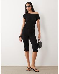 ASOS - Co-ord Broderie Capri Pant - Lyst