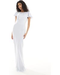 Maids To Measure - Bridesmaid Cowl Back Maxi Dress - Lyst