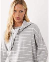 Mango - Teen pullover mit schal-detail - Lyst