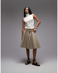 & Other Stories - Cotton Mix Full Circle Mini Skirt - Lyst