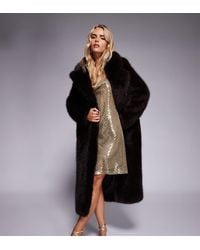 Forever New - Faux Fur Maxi Coat - Lyst