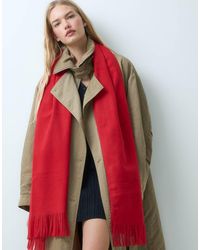 Mango - Knitted Scarf - Lyst