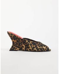 ASOS - Navigate Peep Toe Wedges - Lyst
