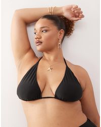 Collusion - Curve Mix And Match Triangle Bikini Top - Lyst