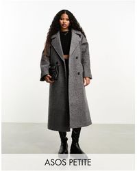 ASOS - Asos design petite - cappotto oversize casual - Lyst