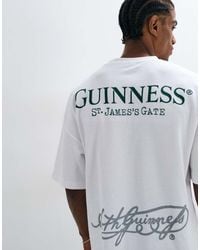 ASOS - Oversized Tee With Guinness Print - Lyst