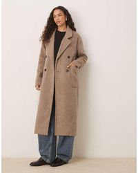 Glamorous - Abrigo De Sastre Bies Grisáceo Extragrande De - Lyst