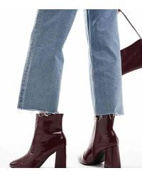 Raid Wide Fit - Tetlee Block Heel Ankle Boots - Lyst