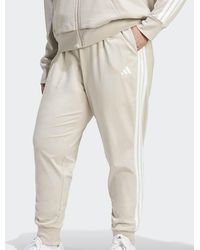 adidas Originals - Essentials 3-Stripes Jogger Pants (Plus Size) - Lyst