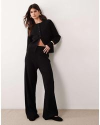 ASOS - Compact Knitted Straight Leg Trouser Co-Ord - Lyst