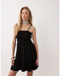 Miss Selfridge - Shirred Cami Mini Dress - Lyst