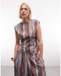 ASOS - Cinched Waist Vest Co-Ord - Lyst