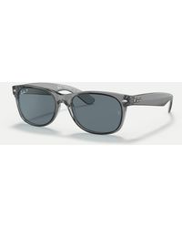 Ray-Ban - New Wayfarer Classic Square Polarised Sunglasses With Lens - Lyst