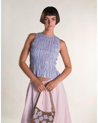 Glamorous - Shirring Vest Top - Lyst