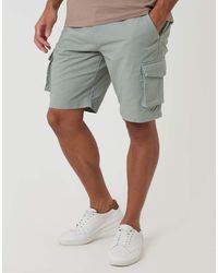 Threadbare - Cotton Twill Cargo Shorts - Lyst